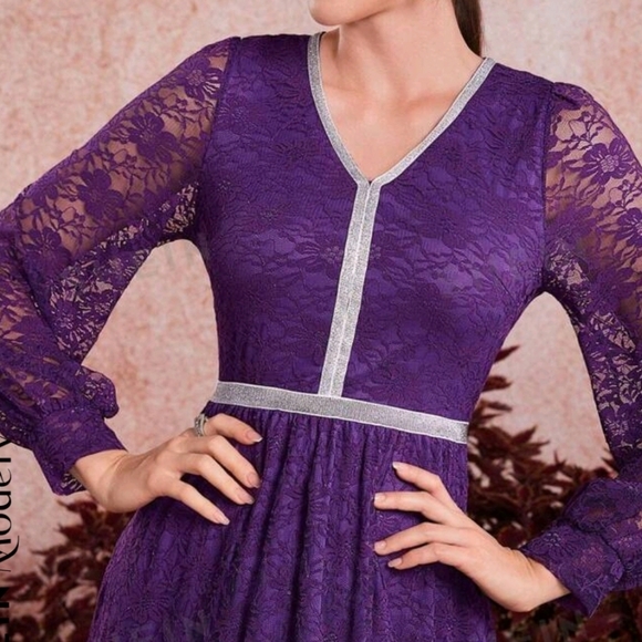 Gorgeous Purple Dress From Shein Beautiful - Picture 4 of 5